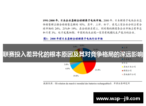 联赛投入差异化的根本原因及其对竞争格局的深远影响
