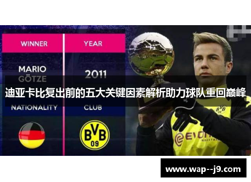 迪亚卡比复出前的五大关键因素解析助力球队重回巅峰