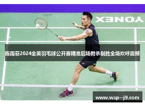 陈雨菲2024全英羽毛球公开赛精准后场劈杀制胜全场欢呼震撼